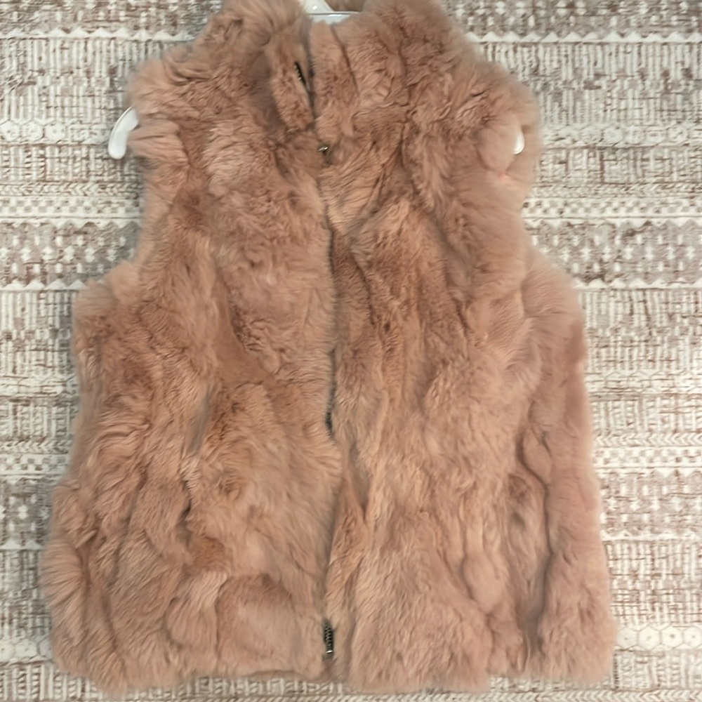Adrienne Landau Barney’s New York fur vest
